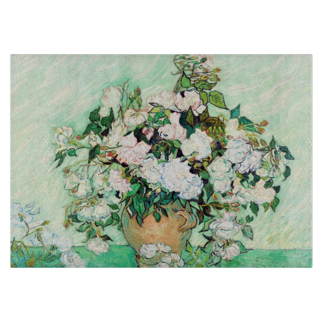 Rose von Vincent van Gogh Schneidebrett (Vorderseite)