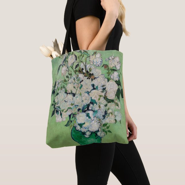 Rose von Vincent Van Gogh Tasche (Von Nahem)