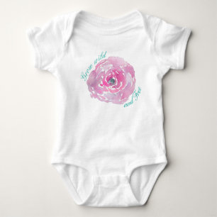 Rose wachsen wild und kostenlos baby strampler