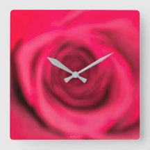 Rose Wall Clock