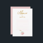 ROSE Watercolor Hochzeit Hinweiskarte<br><div class="desc">Made for you!</div>