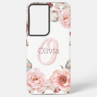 Rose Watercolor Personalisiert | Weiß