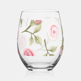 Rose Weinglas Ohne Stiel