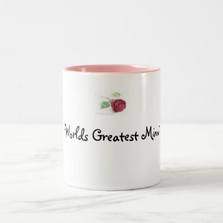 Rose, weltbestes Mimi Zweifarbige Tasse