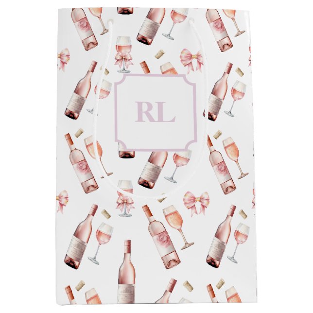 Rosé Wine Lover Mittlere Geschenktüte (Vorderseite)