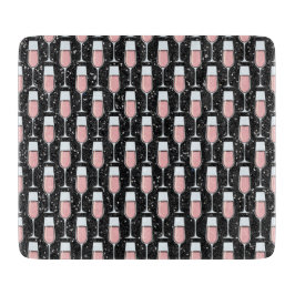 Rose Wine Pattern Schneidebrett