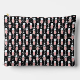 Rose Wine Pattern Zubehörtasche