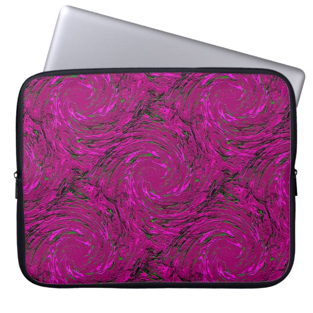 Rose wirbeln... laptopschutzhülle (Vorderseite)