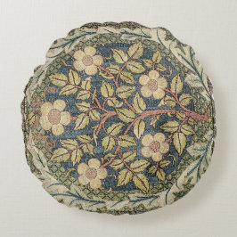 Rose Wreath von William Morris Rundes Kissen