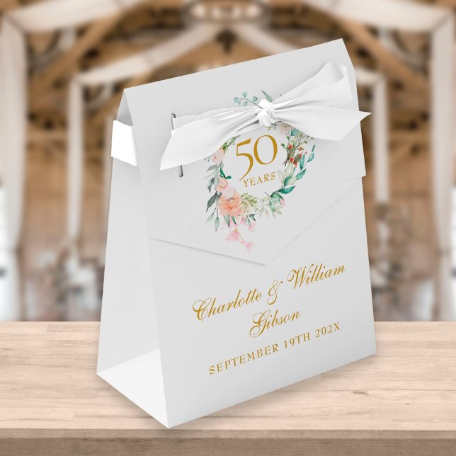 Rose zum 50. Geburtstag der goldenen Hochzeit Geschenkschachtel (Von Creator hochgeladen)