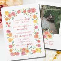 Rose zum Beileid eines Memorial