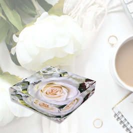 Rose zum glücklichen Jahrestag Briefbeschwerer