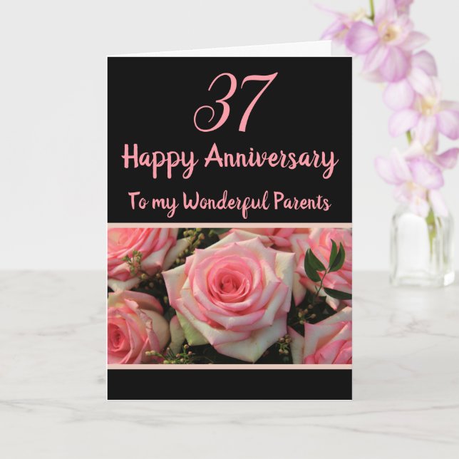 Rose zum Hochzeitstag vollständig anpassbar Karte (Orchidee)