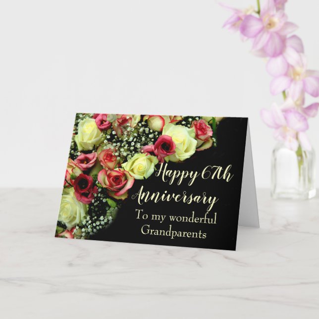Rose zum Hochzeitstag vollständig anpassbar Karte (Orchidee)
