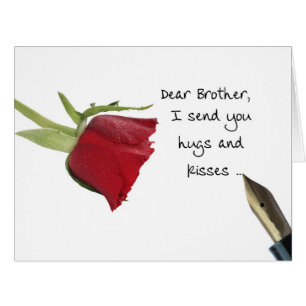 Rose zum Valentinstag von Brother