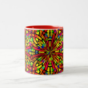 Rose Zweifarbige Tasse