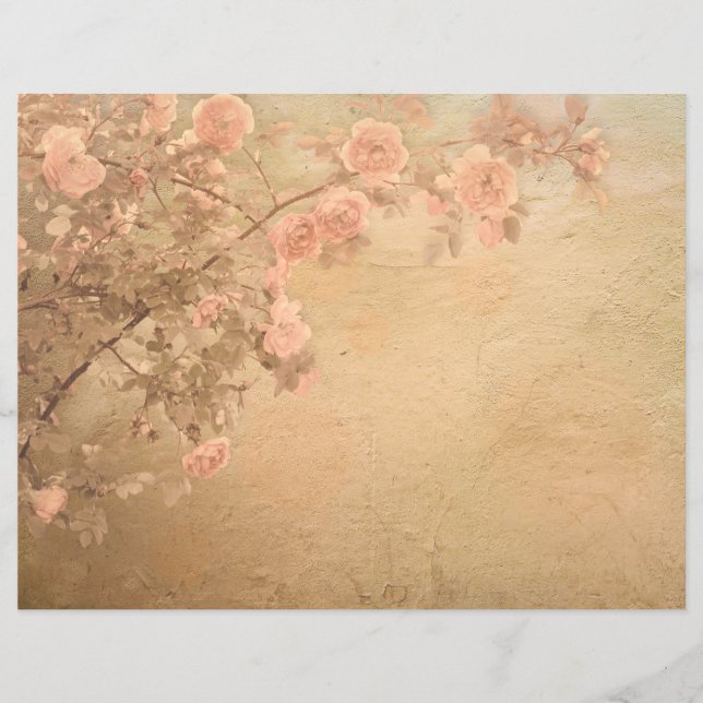 Rose Zweigstelle Rosa Gold Vintag (Vorderseite)