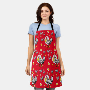 Roseanne Chicken - Funny Roseanne Rooster and Egg Schürze