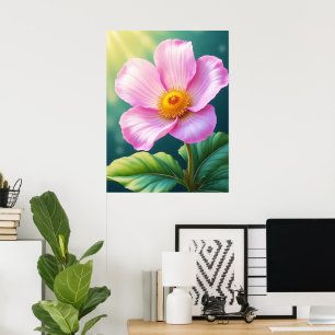 Roseate Blush Poster