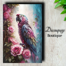 Roseate Majesty Decoupage Seidenpapier