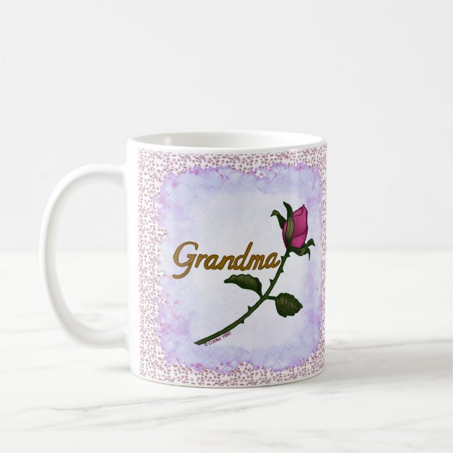 Rosebud Grandma mug (Gauche)