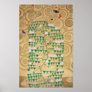 Rosebush — Gustav Klimt, Stoclet Frieze (1910-11) Poster