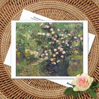 Rosebush in Blossom Vincent van Gogh Postcard