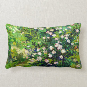 Rosebush in der Blüte durch Vincent van Gogh Lendenkissen
