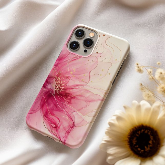 Rosée Élégance Luxus-Rosé-Blumen-Seide  iPhone 16 Hülle (Von Creator hochgeladen)