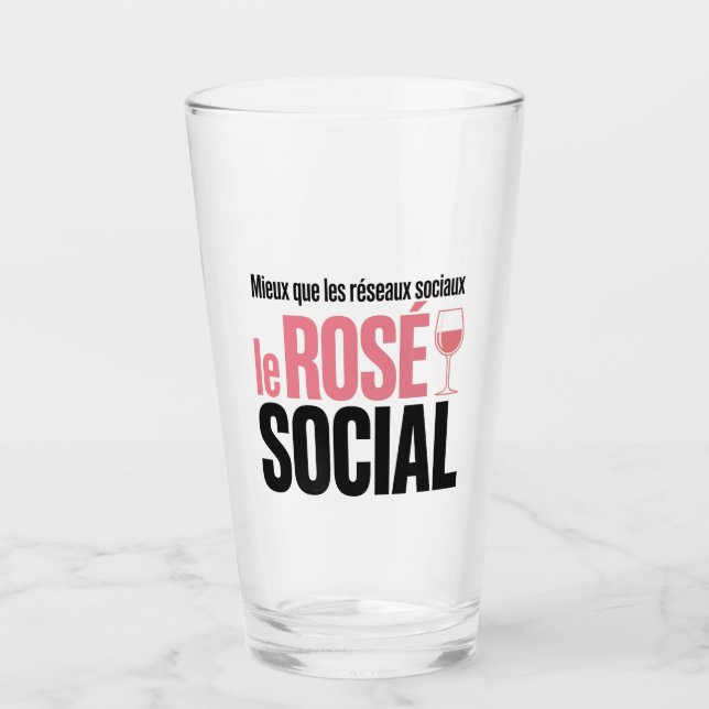Roséglas Glas (Vorderseite)