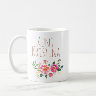 rosegold de tasse de tante avec la photo