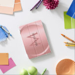 Rosegold Elegante Mit Monogramm moderne Vorlage iPad Mini Hülle<br><div class="desc">Rosegold Elegant Mit Monogramm moderne Vorlage iPad Smart Cover.</div>