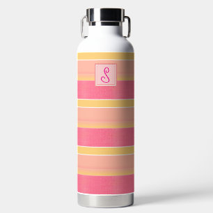 Roségold gestreifte Cabana Trinkflasche