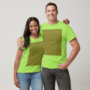 Roségold-Glitter-Drip T-Shirt