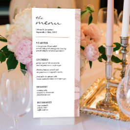 RoseGold-Hochzeitskarte für eleganten Glitzer