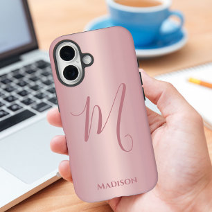 Roségold individuell angepasst iPhone 16 hülle