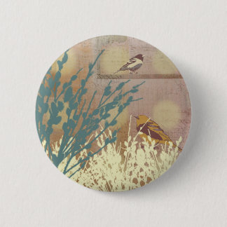 Rosegold Pussy-Weide-Vogel-Entwurfs-Unterseite Button
