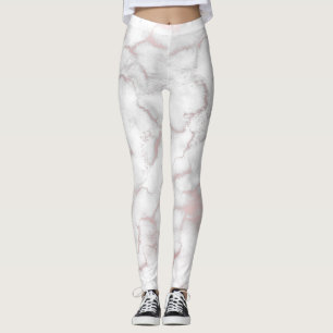 Roségold Rosa Marmor Modern Chic Trendig Leggings