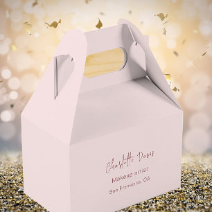 Roségold-Röte Geschäft QR-Code Instagram Geschenkschachtel