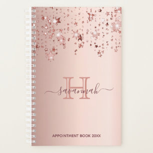 Roségold Sterne pink Planer