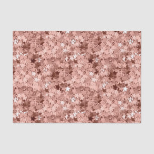 Roségold Sternen Konfetti Metallic-Optik Seidenpapier