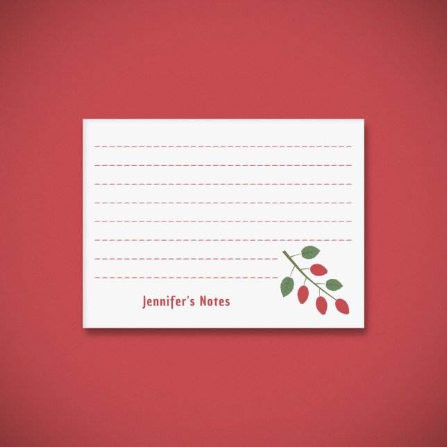Rosehip Post-it Klebezettel (Rosehip Post-it Notes)