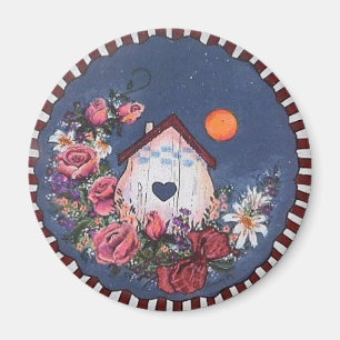 Roseland Vogel-Haus-Magnet Magnet