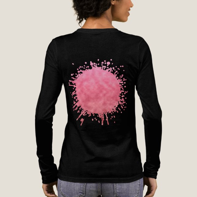 Roselicht Still Tri-Blend Shirt (Rückseite)