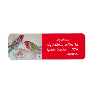 Rosella Parrot-Vogelart