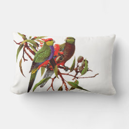 ROSELLAS AUF WEISSEM doppeltem mit Seiten Lendenkissen