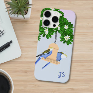 Rosellas Monogram, niedliches Paar spielerische Pa iPhone 16 Pro Max Hülle