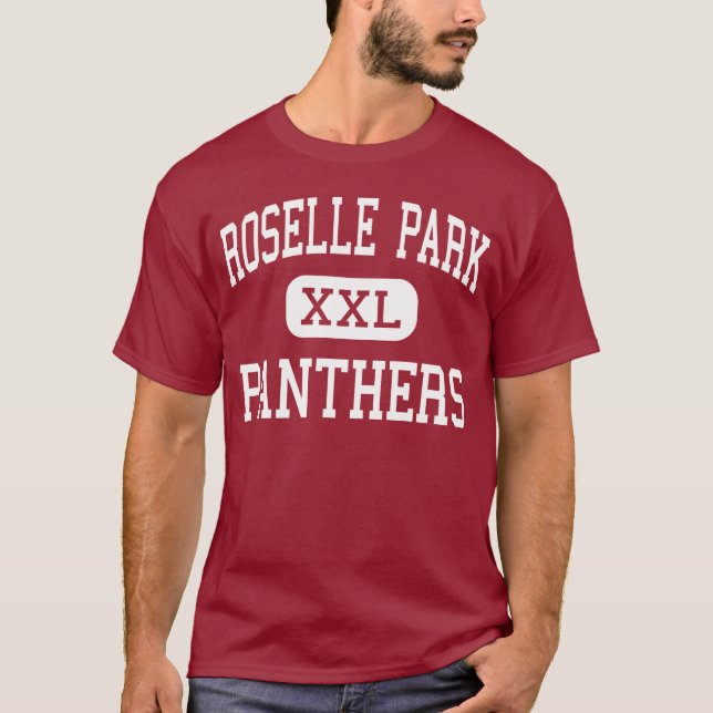 Roselle Park - Panther - hoch - Roselle Park T-Shirt (Vorderseite)