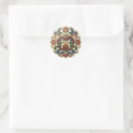 Rosemaling-Aufkleber Runder Aufkleber