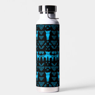 Rosemaling Norwegische Volkskunst Trinkflasche